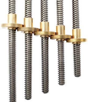 Lead Screw T8 600mm Linear Guide 3D Printers Parts helical pitch 2mm 4mm 8mm 10mm 12mm Trapezoidal Screws with nut