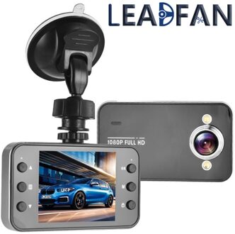 Leadfan 1080P Full Hd Scherm Auto Dvr Camera Nachtzicht Dashcam Rijden Recorder Auto Dashboard Camera Auto Datum Recorder Geen