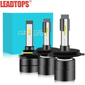 LEADTOPS 2PCS Mini H1 h11 H3 H4 LED H7 Car Headlight 881 LED 9005 H27 9006 H8 H9 880 9012 Car Fog lamps Bulbs Light Auto 12v CE