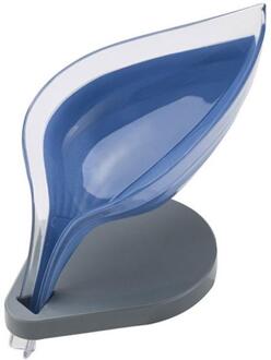 Leafology Decoratieve Drainage Zeep Houder Zeep Opslag Houder Container Draagbare Zeepbakjes Badkamer Armatuur Paint blauw
