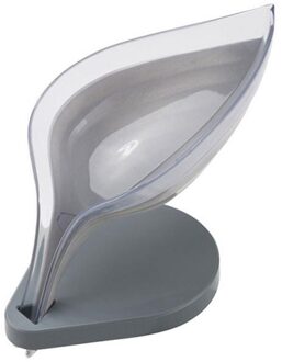 Leafology Decoratieve Drainage Zeep Houder Zeep Opslag Houder Container Draagbare Zeepbakjes Badkamer Armatuur Paint grijs