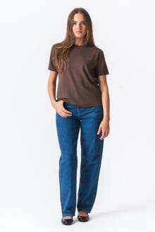 Leah Loose T-shirt - Bruin - S