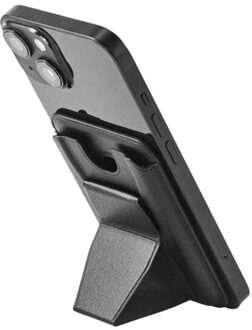 Leamag magnetische leren kaarthouder Zwart - One size