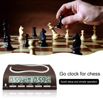 Leap PQ9903A Multifunctionele Digitale Schaakklok Wei Chi Count Up Schaken Alarm Timer Klok Schaken Timer Voor Games