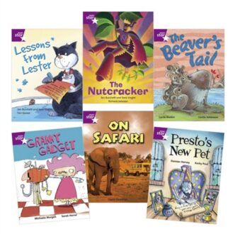 Learn At Home:Star Reading Purple Level Pack (5 Fiction And 1 Non-Fiction Book) - Claire Llewellyn
