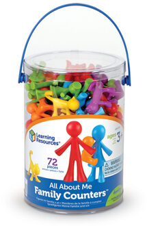 Learning resources ® Alles over mij - speelfiguren familie 72 delen Kleurrijk