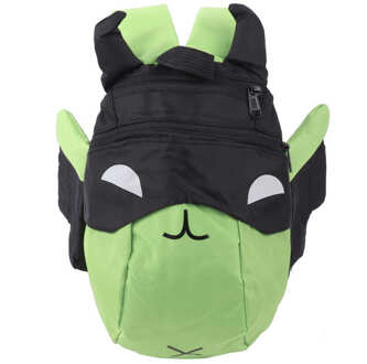 Leash Jumper Kinderen Schooltas Leuke Cartoon Bat Kleuterschool Kinderen Rugzak Doek Boek Tas Assistant Verstelbare groen