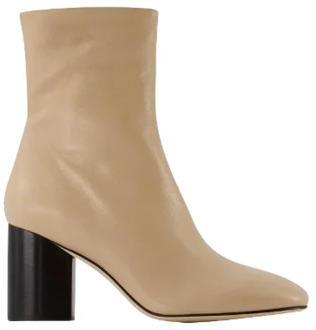 Leather boots aeyde , Beige , Dames - 37 EU