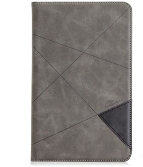 Leather Case Voor Samsung Galaxy Tab Een 10.1 T580 T585 Case Funda Taba Sm T580N Beschermhoes Tablet stand Case grijs