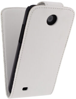 Leather Flip Case HTC Desire 300 White