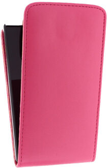 Leather Flip Case Huawei Ascend P7 Pink