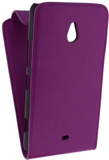 Leather Flip Case Nokia Lumia 1320 Purple