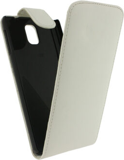 Leather Flip Case Samsung Note 3 White