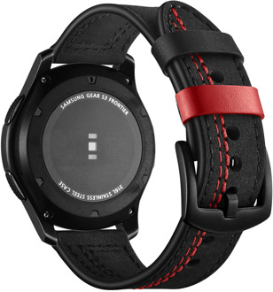 Leather Gear S3 frontier strap For Samsung Galaxy watch 46mm 22mm watch band correa amazfit gtr 47mm 47 huawei watch gt strap