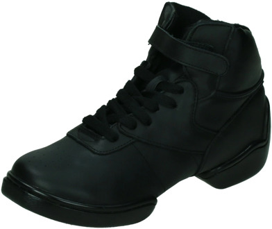 Leather High  Fitnessschoenen - Maat 34.5 - Vrouwen - zwart