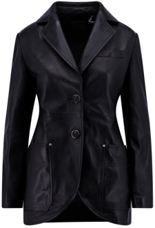 Leather Jackets Durazzi Milano , Black , Dames - Xl,L