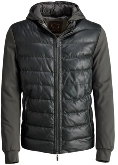 Leather Jackets Gimo's , Black , Heren - Xl,M,3Xl