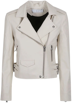 Leather Jackets IRO , White , Dames - L,M,S,Xs