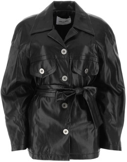 Leather Jackets LOW Classic , Black , Dames - L,M,S