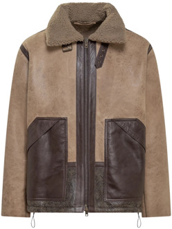 Leather Jackets Salvatore Santoro , Brown , Heren - Xl,M