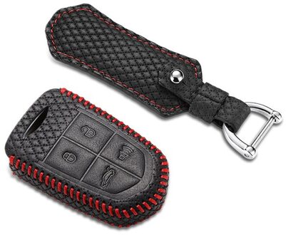 Leather Key Cover for BORGWARD BX7 holder case key Oranje