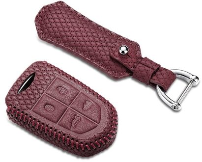 Leather Key Cover for BORGWARD BX7 holder case key Rood