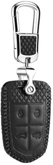 Leather Key Cover for BORGWARD BX7 holder case key zwart