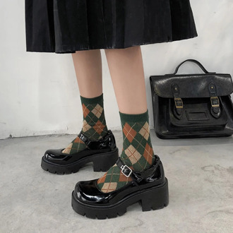 Leather Platform Shoes Women Spring Autumn 2020 New Arrival Designer Black Fashion Ladies Shoes Woman Harajuku Big Shoes