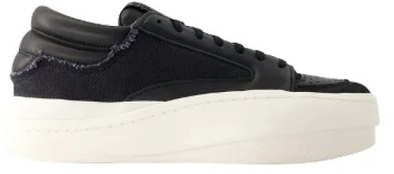Leather sneakers Y-3 , Black , Dames - 39 1/2 Eu,39 Eu,44 Eu,40 1/2 EU