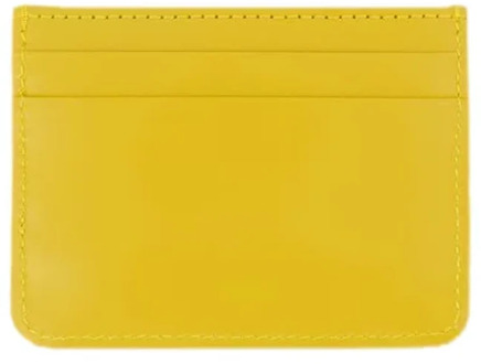 Leather wallets A.p.c. , Yellow , Dames - ONE Size