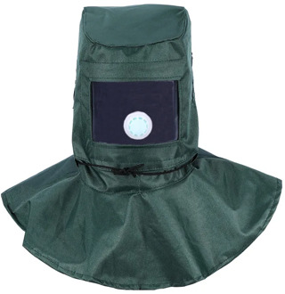 Leather Welding Hood Helmet Safety Work Welder Shawl Cap Sandblasting Cap