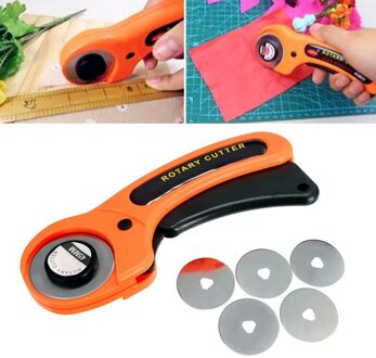 Leathercraft 45Mm Rotary Cutter Leer Snijgereedschap Stof Cutter Ronde Mes Diy Patchwork Naaien Quilten Fit Olfa Cut