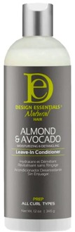 Leave-In Verzorging Design Essentials Almond & Avocado Leave-In Conditioner 365 g
