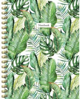 Leaves Notebook Spiraalboek (Lijnen) / Leaves Notebook Carnet