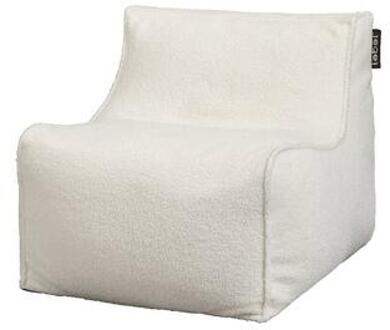 Lebel loungestoel Teddy - off-white - 80x60x65 cm - Leen Bakker Wit - 65 x 80 x 60
