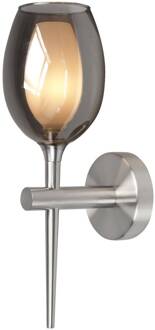 Lecco Wandlamp - Modern Nikkel - Staal - 2 jaar garantie