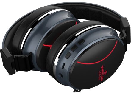 LED-002 Draadloze Bluetooth Headset Opvouwbare Hoofdtelefoon 3D Stereo Gaming Headset Blauw