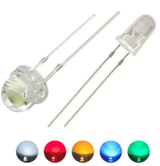 LED 5V 12v 5mm 3mm bead SMD f5 f3 hat/round lamp dip led USB car light white red green blue yellow chip 100pcs free shipping