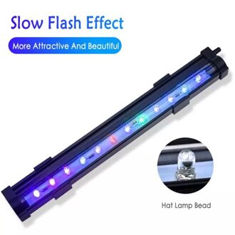 Led 7 Kleuren Veranderen Aquarium Licht Kom Dompelpompen Licht Luchtbel Lamp Aquarium Met Lamp Kleur Usb Licht # 25.5CM-EU