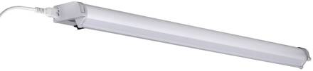 LED aanbouw lamp 957021102, lengte 121 cm, zilver, 4.200 K zilver, wit