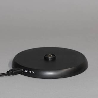 LED accu-tafellamp Cosenza 2.0 34cm zwart/goud zandzwart, goud