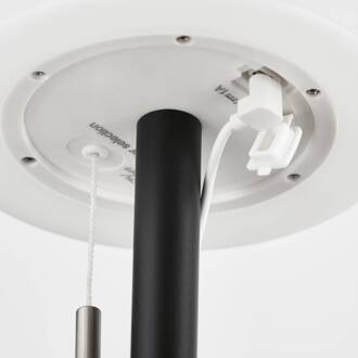 LED accu-tafellamp Fiumara zwart/wit 2 per set zand antraciet, wit