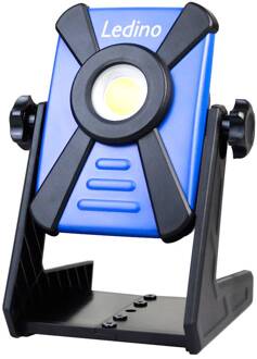 LED accu-werkspot Kiel 15M 15W multiaccu zwart, blauw, opaal