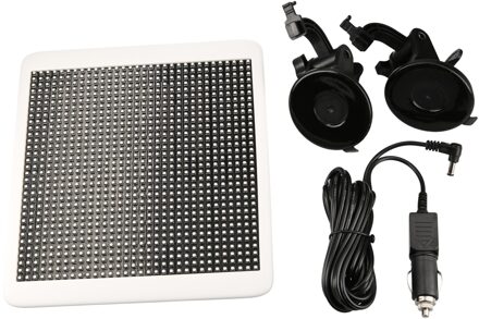 Led Auto Interactie Screen Auto Schat Interactieve Diy Screen Bt Draadloze Telefoon Afstandsbediening Met Zuignap Auto Elektrische