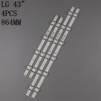 Led Backlight Strip 10 Lamp 6916L-2744A 6916L-2743A 6916L-2867B 2867A 2867G Voor Lg 43 "V17 43LJ614V 43LV340C 43UJ670V LC430DQE