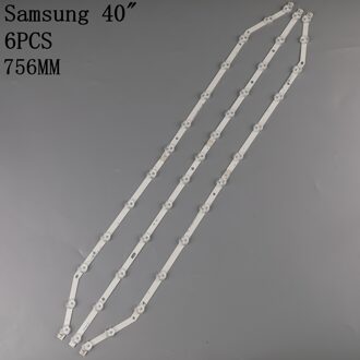 Led Backlight Strip 13 Lamp Voor Samsung 40 "Tv D3GE-400SMB-R3 D3GE-400SMA-R2 LM41-00001V UE40H6203AW UE40H6203AK
