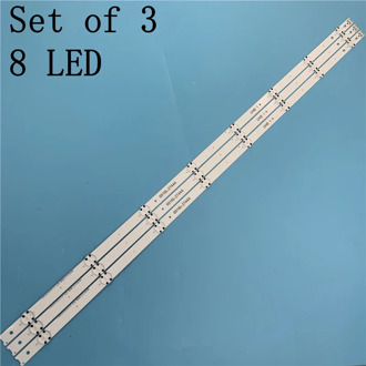 LED Backlight Strip 8 lamp 6916L-2744A 6916L-2743A 6916L-2867B 2867A 2867G for LG 43" V17 43LJ614V 43LV340C 43UJ670V LC430DQE