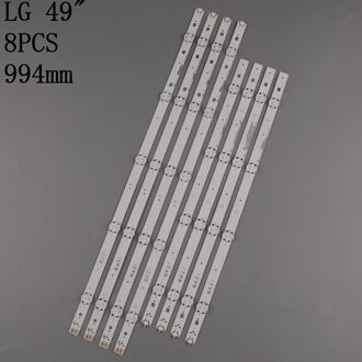 Led Backlight Strip 9 Lamp Voor Lg Innotek Direct 49Inch Fhd A/B Type NC490DUE 49LX300C LGE-WICOP-49INCH-UHD/FHD-REV05