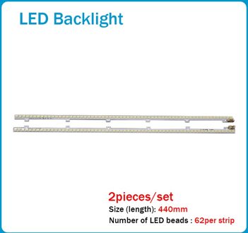 Led Backlight Strip Voor Samsung 40 "Tv UE40D5000 UA40D5000 BN64 01639A LTJ400HM03 H 2011SVS40 Fhd 5K6KH1 UE40D5700 UE40D6100