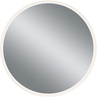 LED Badkamerspiegel - Livion Raro - 15W - Rond - 60cm - Dipschakelaar - Spiegelglas Warm wit;Natuurlijk wit